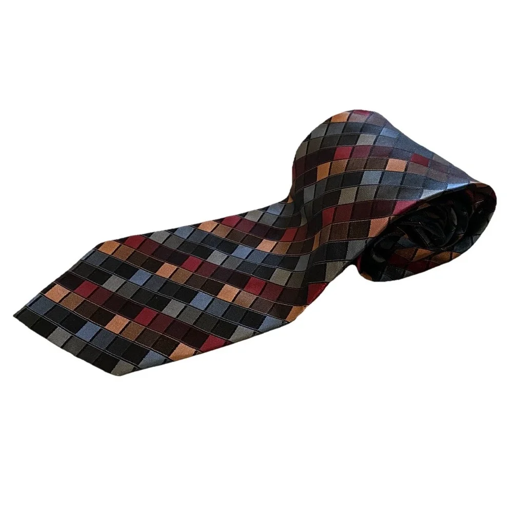Roberto Villini Mens Formal Neck Tie Multicolor 58